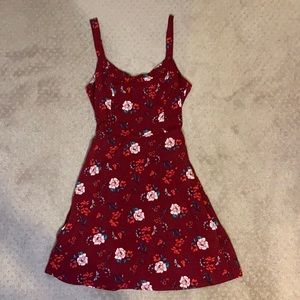 Hollister Floral Tie Back Dress